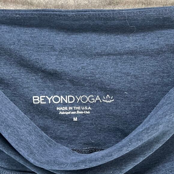 Beyond Yoga Capri Leggings Womens M Blue Ultra Soft High Waisted Workout Gym - Picture 10 of 11